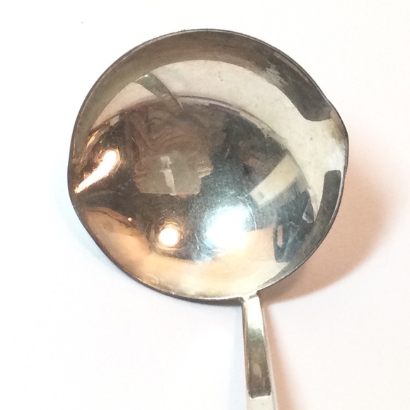 Silver Cream Dipper/Ladle - Three Crowns - Ingrid - Picture 3 of 6